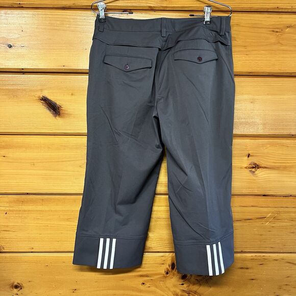 Adidas Gray Golf Pants Stretch Climacool Capris Women's Size 6 - Picture 1 of 5